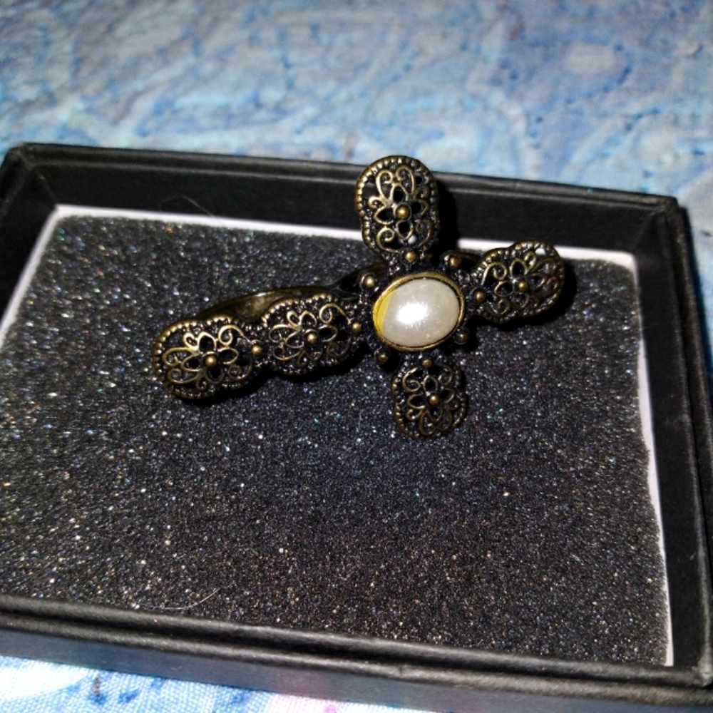 Vintage  Antique  Double Ring